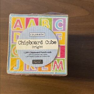 Chipboard Cube Bright - Multicolor | Colorbök